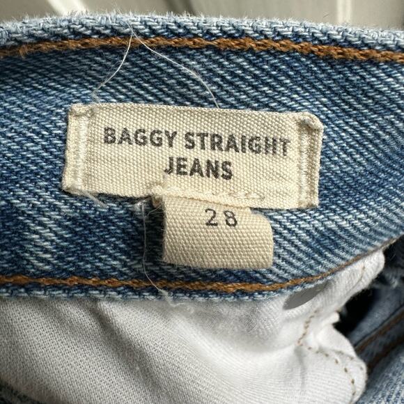 Madewell Baggy Straight Jeans in Earlhurst Wash Ripped Edition - Picture 7 of 11